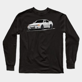 Skyline GT-R R32 (white) Long Sleeve T-Shirt